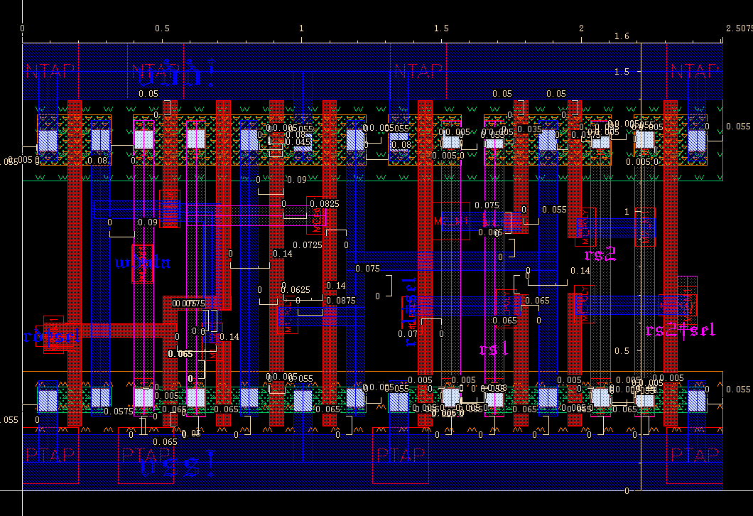 1-Bit Reg Layout