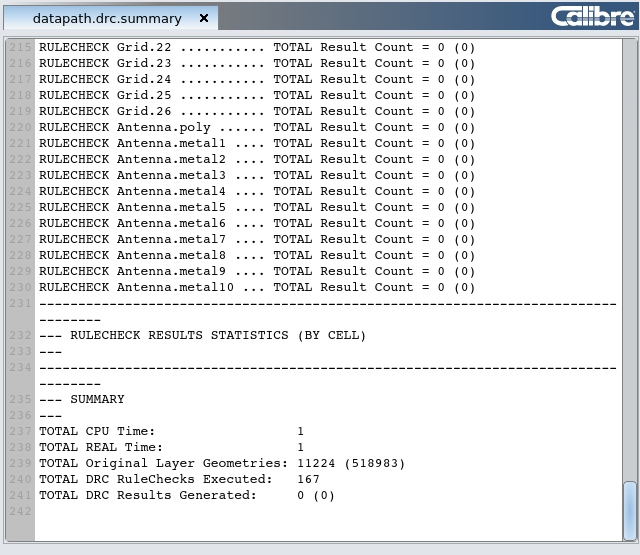 Datapath DRC